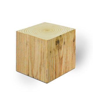 Notizquader Design Edition Holz 78 x 78 x 78 mm