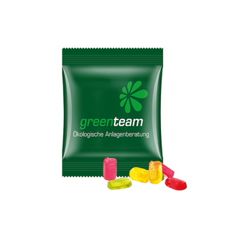 Minitüte,15 g, kompostierbare Folie weiß, Trolli Fruchtgummi Handy