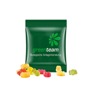 Minitüte,15 g, kompostierbare Folie weiß, Trolli Premium Bärchen,