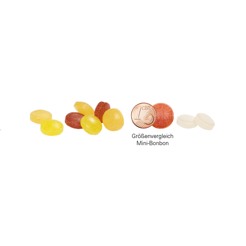 Dose Quadratisch, Mini Bonbons Japanische Minze