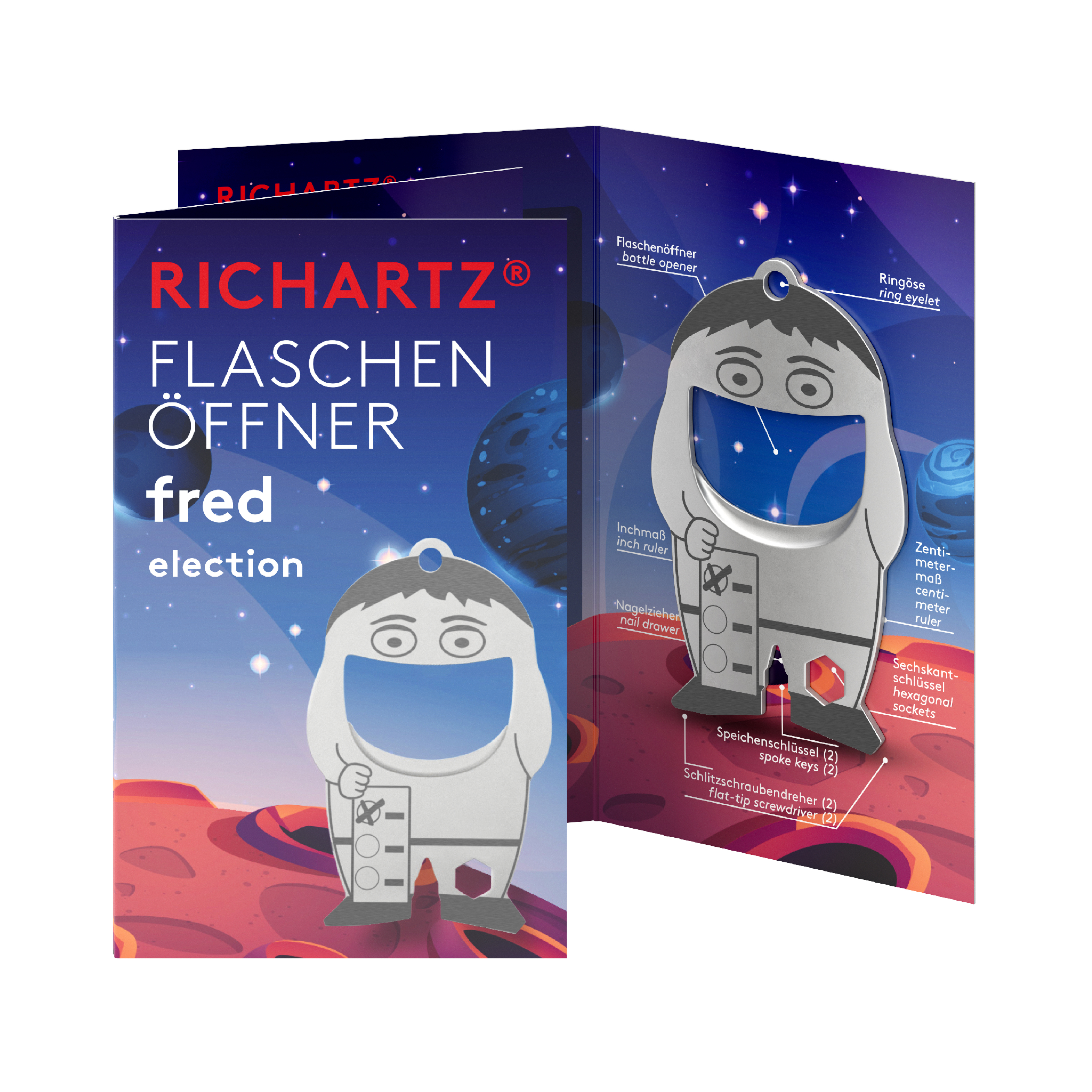 RICHARTZ® FLASCHENÖFFNER fred election