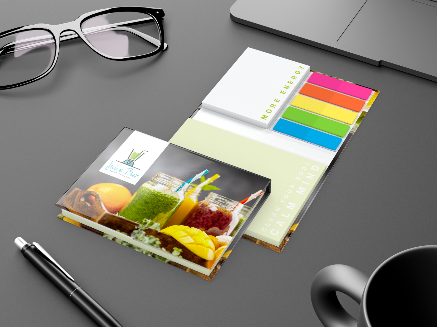 Haftnotiz-Set Brüssel Bookcover Individuell Bestseller, gloss-individuell
