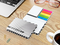Haftnotiz-Set Budapest Bookcover White Bestseller, matt-individuell, Farbschnitt schwarz