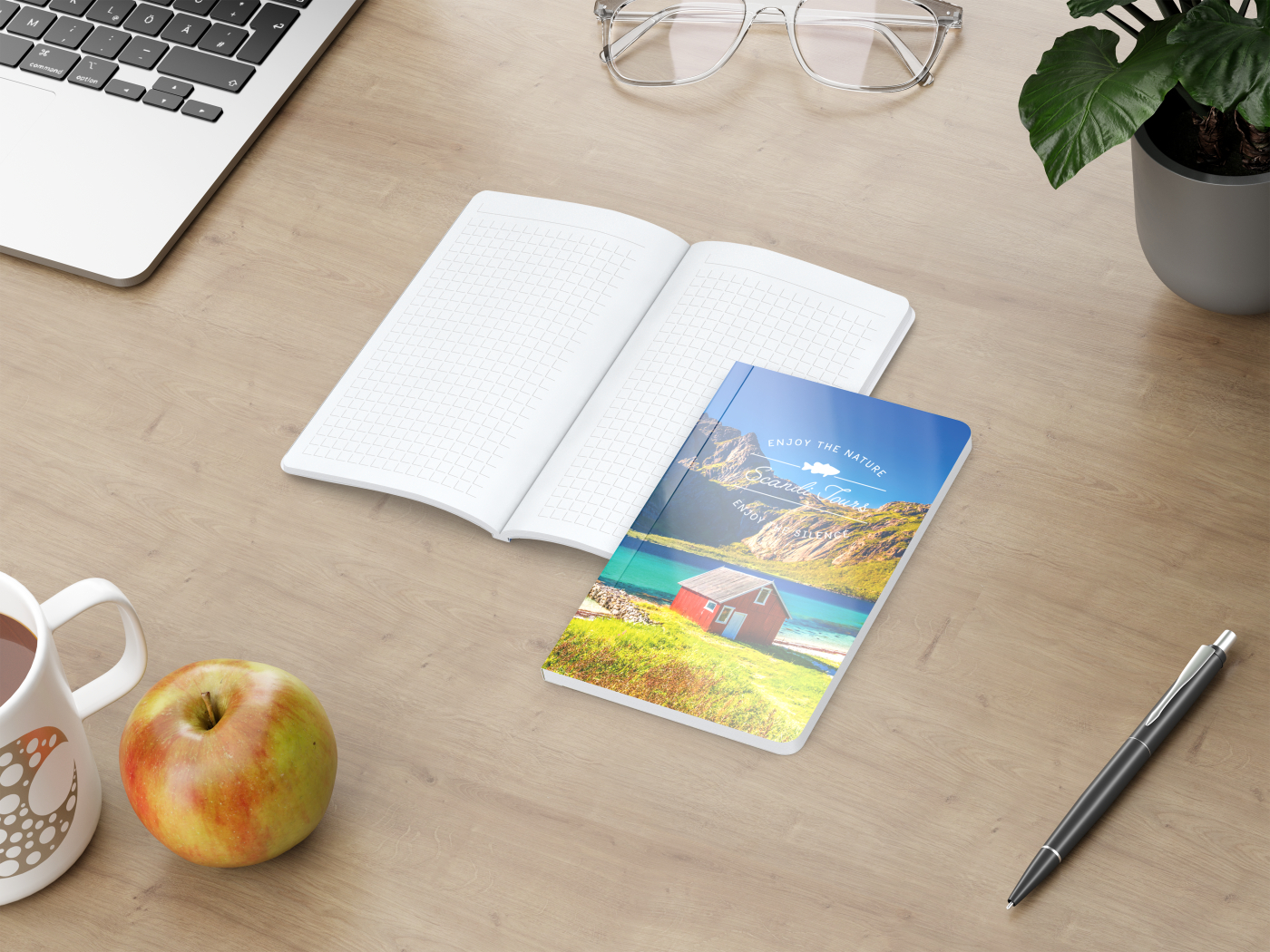 Notizbuch Copy-Book White Bestseller, Pocket, gloss-individuell
