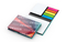 Haftnotiz-Set London Bookcover White Bestseller, gloss-individuell, Farbschnitt schwarz