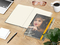 Notizbuch Match-Book Creme Bestseller, A4, Cover-Star, gloss-individuell, gelb