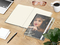 Notizbuch Match-Book Creme Bestseller, A4, Cover-Star, matt-individuell, gelb