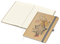 Notizbuch Match-Book Creme Bestseller, A4, Natura, braun-individuell, silbergrau