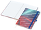 Notizbuch Match-Book White Bestseller, A4, Cover-Star, matt-individuell, mittelblau