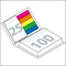 Haftnotiz-Set Paris Bookcover Individuell Bestseller, gloss-individuell