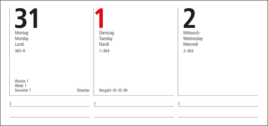Wochenkalender Prestige-Flexx Bestseller inkl. Goldprägung