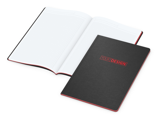 Notizbuch Tablet-Book Slim Bestseller, A4, rot