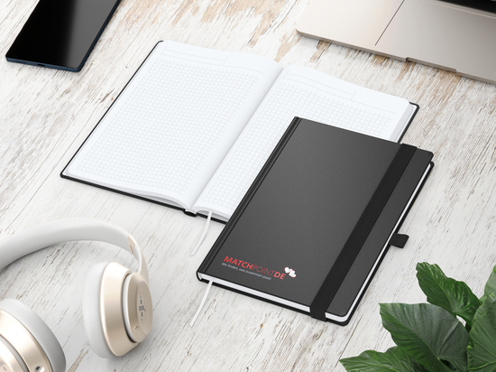 Notizbuch Vision-Book White Bestseller, A5, schwarz