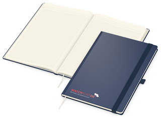 Notizbuch Vision-Book Creme Bestseller, A4, dunkelblau