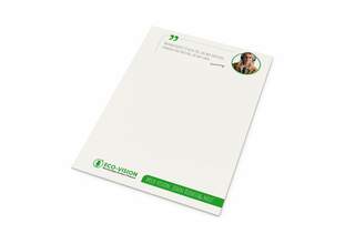 Schreibblock Recycling, A4, 25 Blatt