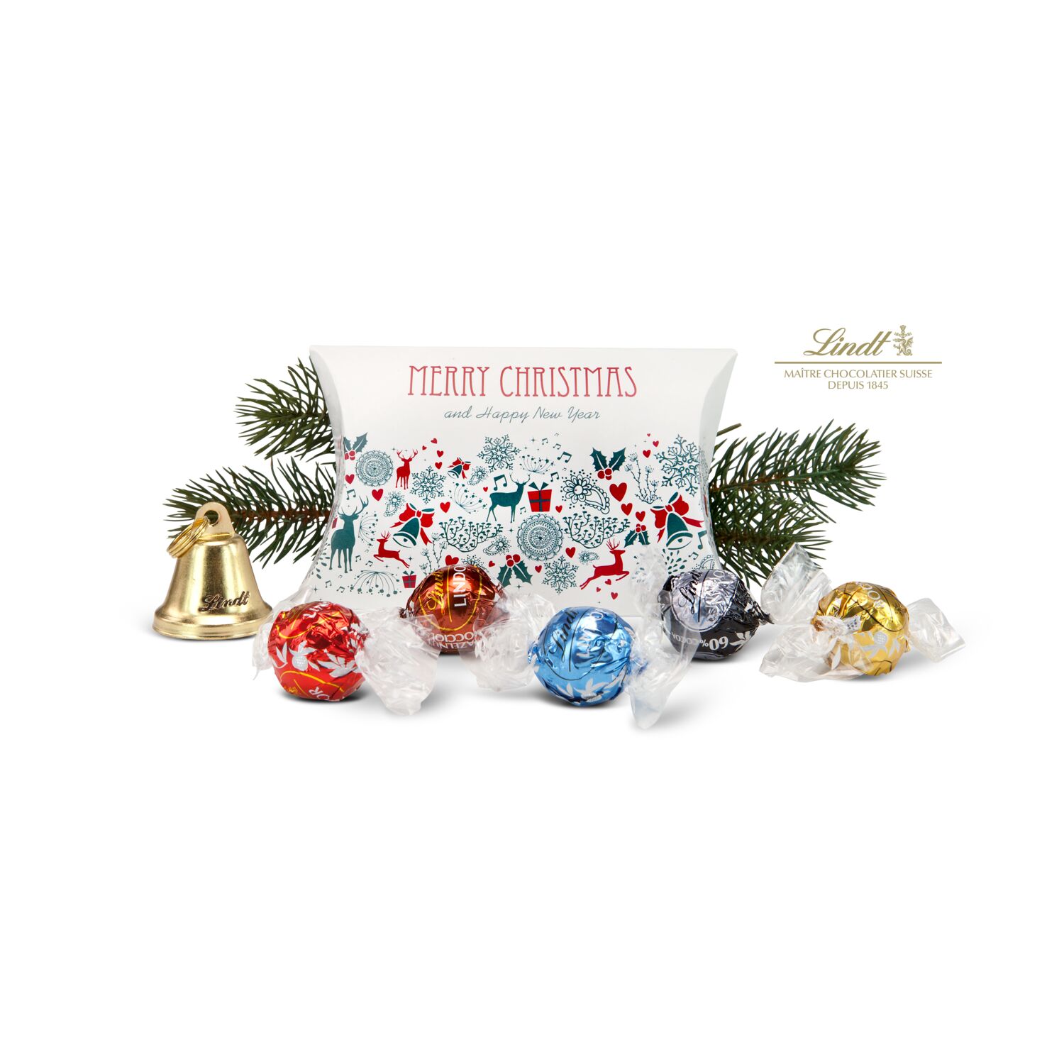 Geschenkartikel / Präsentartikel: Lindor Weihnachtstasche 2K1444
