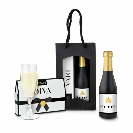 Geschenkset / Präsenteset: DIVA & Piccolo - in eleganter Tüte 2K1112
