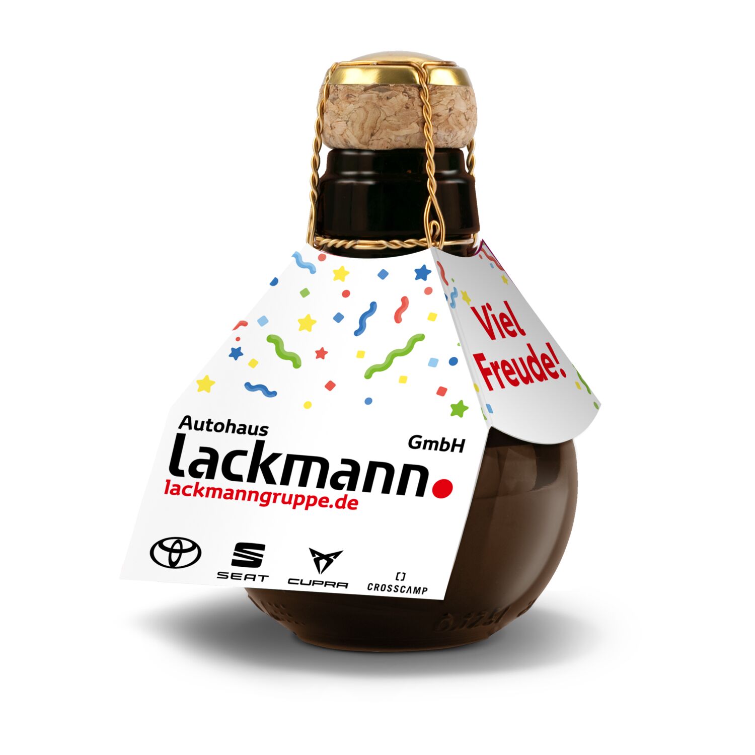 Kleinste Sektflasche der Welt Happy New Year, 125 ml 2K1540o