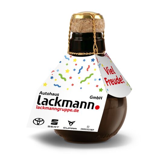 Kleinste Sektflasche der Welt Eigendesign, 125 ml 2K1540z