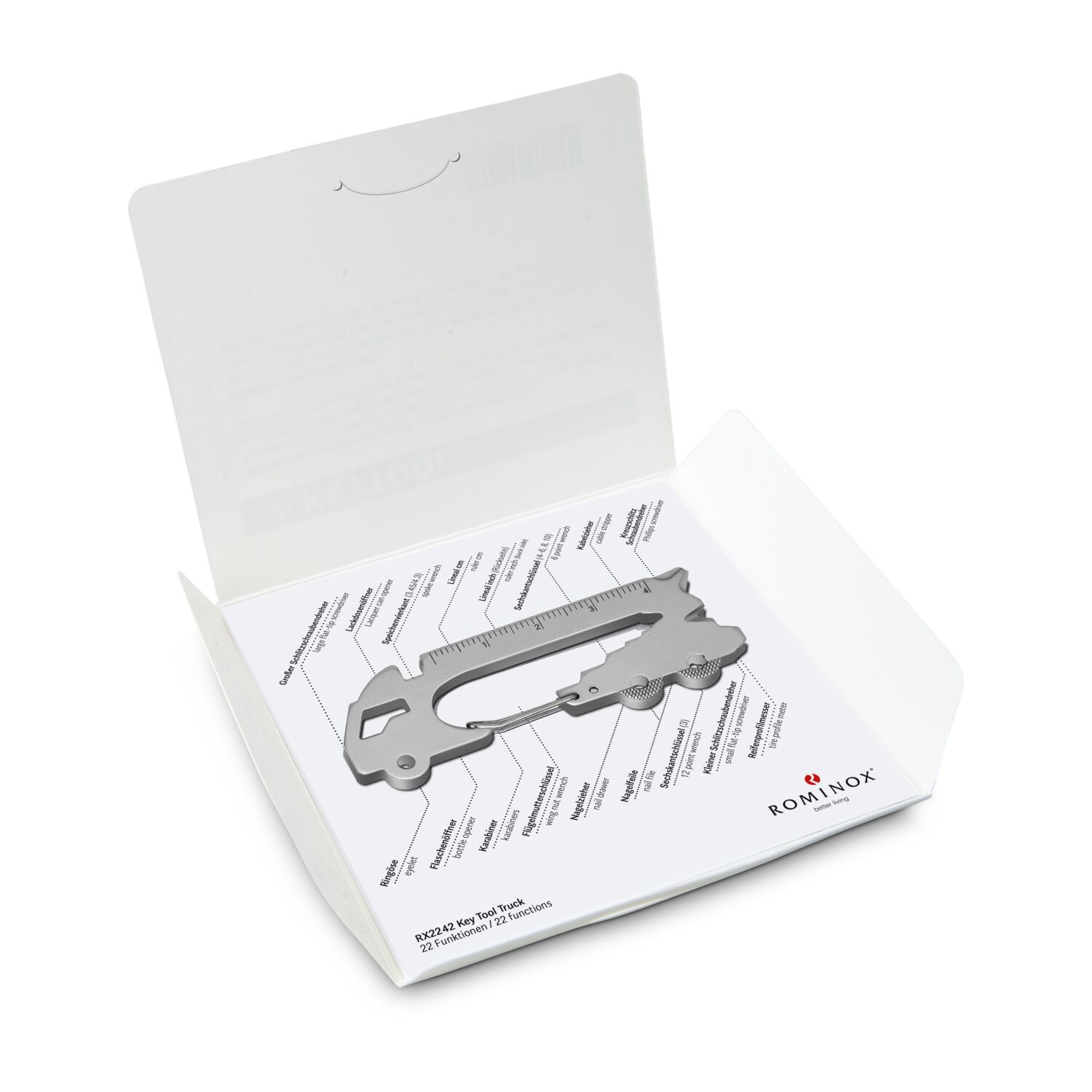 ROMINOX® Key Tool Truck (22 Funktionen) Merry Christmas 2K2102a
