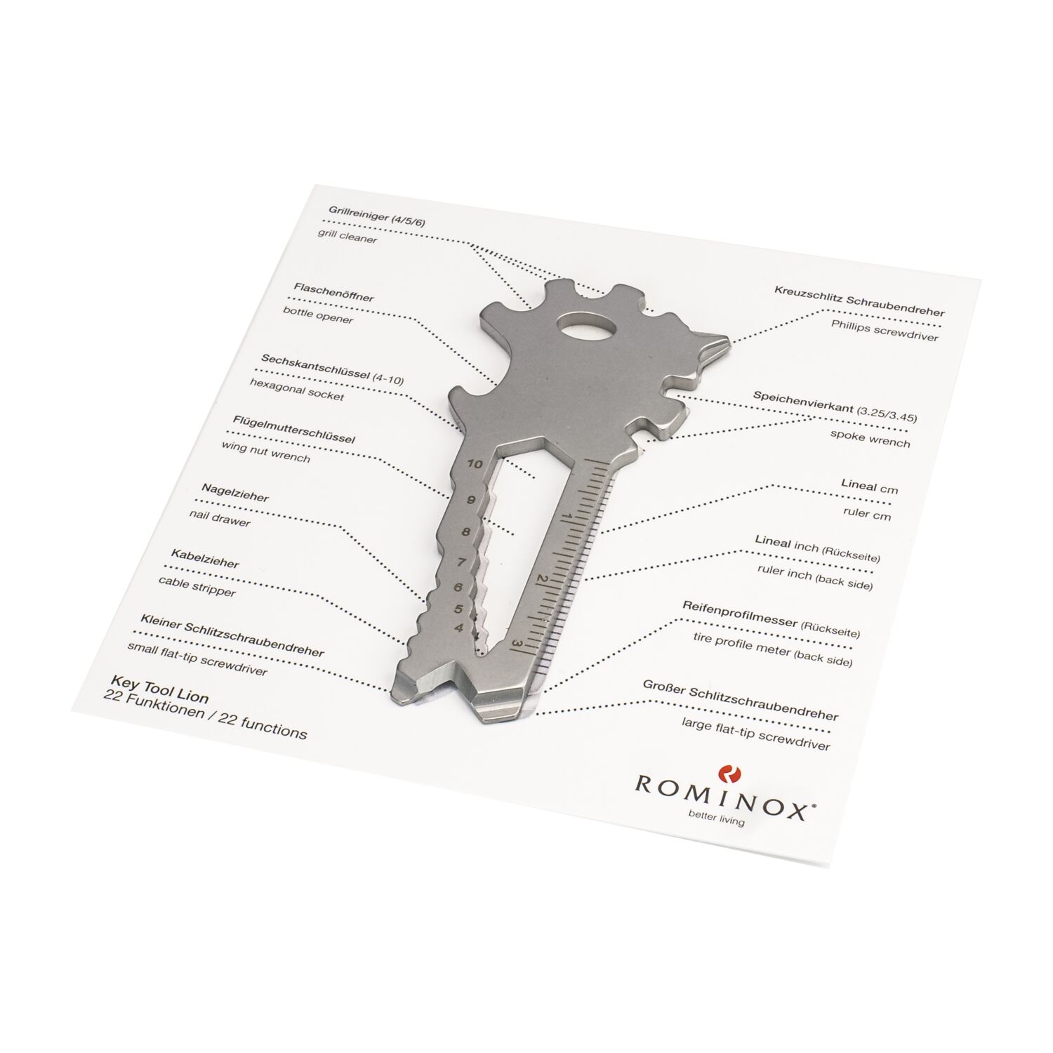 ROMINOX® Key Tool Lion (22 Funktionen) Merry Christmas 2K2102b