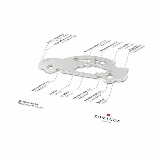 ROMINOX® Key Tool Car/Auto (18 Funktionen) Frohe Ostern 2K2110p