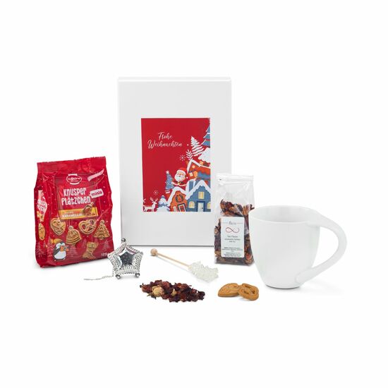 Geschenkset / Präsenteset: Weihnachtliche Teebox 2K2153