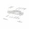 ROMINOX® Key Tool Car/Auto (18 Funktionen) Frohe Ostern Hase 2K2202p