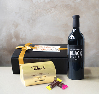 Geschenkset "Goldrausch" 964 g Black Print Goldene Schleife