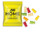 Mini-Gummibärchen vegan im Werbetütchen 10 g Fruchtmischung Standard-Folie transparent