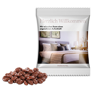 ChoViva Dragierte Rosinen 10 g Dragierte Rosinen Papier/PE-Verbundfolie weiß