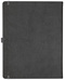 Notizbuch Style Large im Format 19x25cm, Inhalt liniert, Einband Slinky in der Farbe Dark Grey