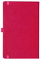 Notizbuch Style Medium im Format 13x21cm, Inhalt kariert, Einband Slinky in der Farbe Pink