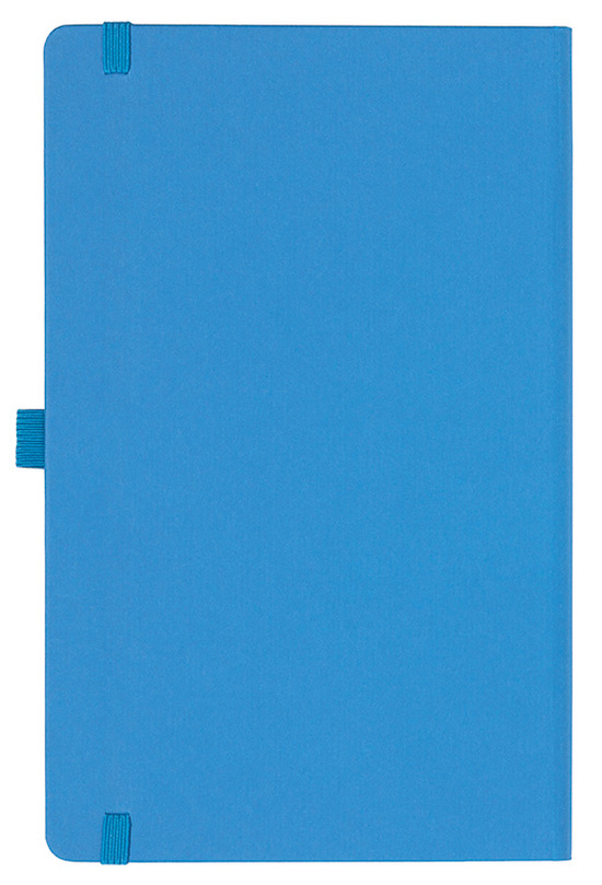 Notizbuch Style Medium im Format 13x21cm, Inhalt liniert, Einband Fancy in der Farbe China Blue