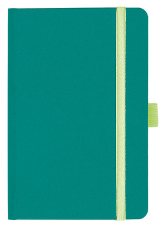 Notizbuch Style Small im Format 9x14cm, Inhalt liniert, Einband Fancy in der Farbe Laguna