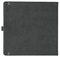 Notizbuch Style Square im Format 17,5x17,5cm, Inhalt kariert, Einband Slinky in der Farbe Dark Grey