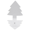 Klappkärtchen Tannenbaum - neutral mit 1-c Logoeindruck