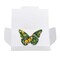 Samenpapier in Klappkärtchen - Schmetterling