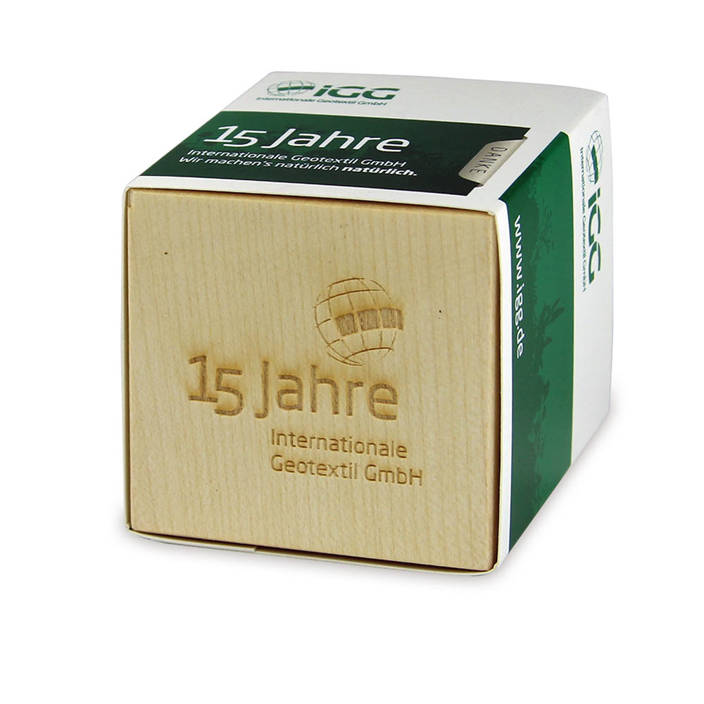 Pflanz-Holz Maxi mit Samen - Gewürzpaprika, 2 Seiten gelasert