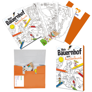 Malset A6 – Standard - Bauernhof - Tampondruck 2-c