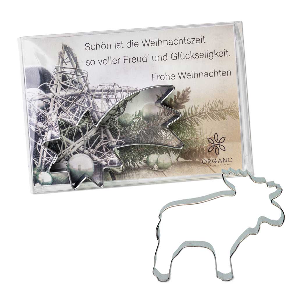 Backförmchen in der Box - Winter - Elch