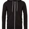 Unisex Zip-Up Poly-Cotton Fleece Hoodie