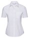 Ladies` Short Sleeve Classic Polycotton Poplin Shirt
