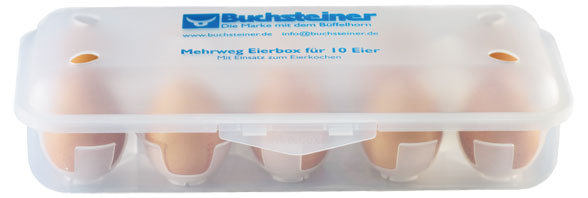 Eierbox – Buchsteiner Mehrweg-Eierbox für 6 Eier