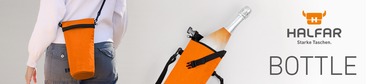 die6 halfar bottle tasche thermo